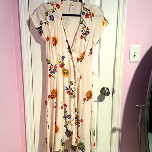 Free People floral flowy dress